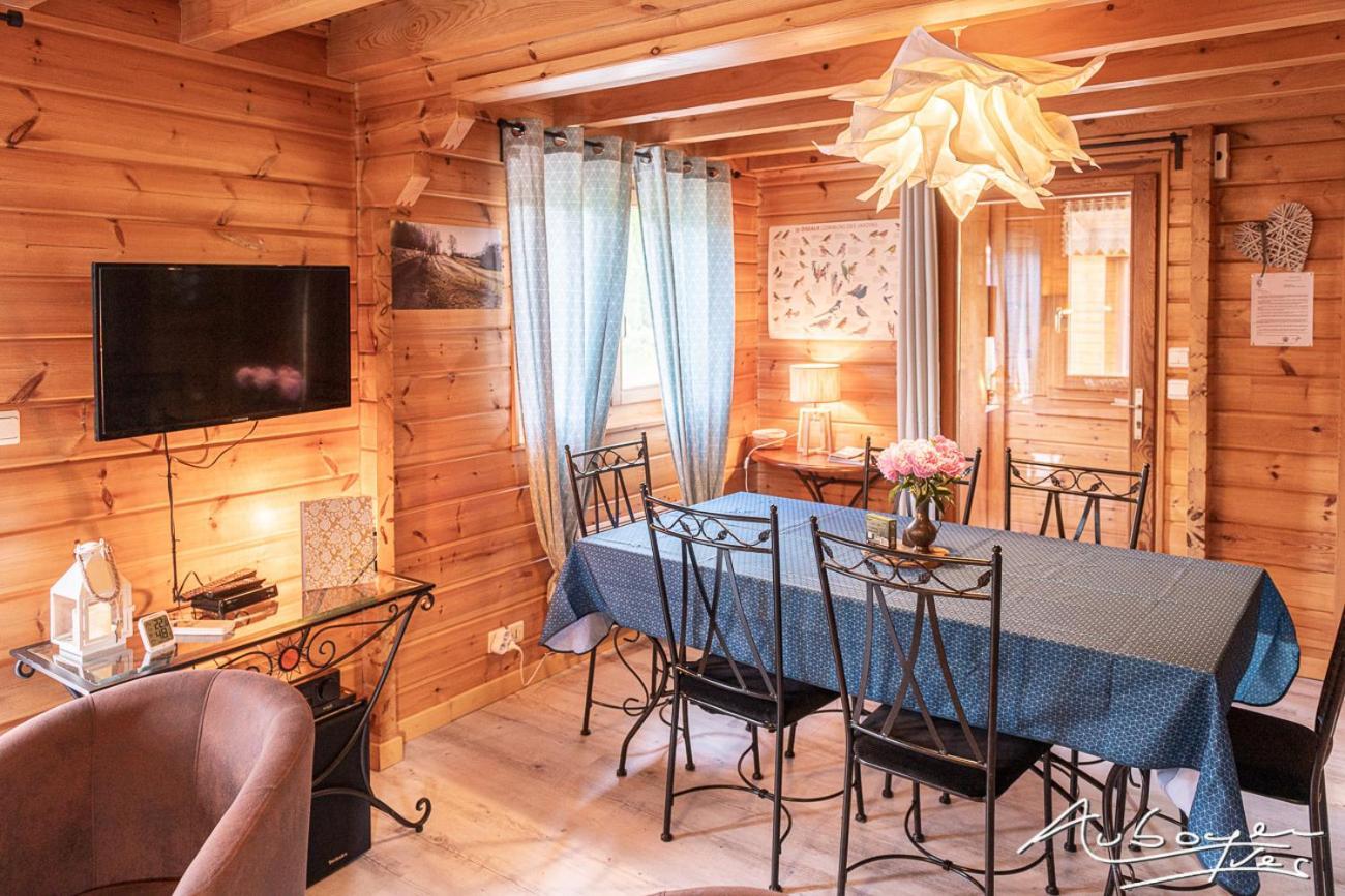 Chalet La Calougeotte, Jardin, Spa Et Sauna Prives Le Ménil Eksteriør billede